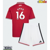 Manchester United Amad Diallo #16 Replica Home Minikit 2026-27 Short Sleeve (+ pants)